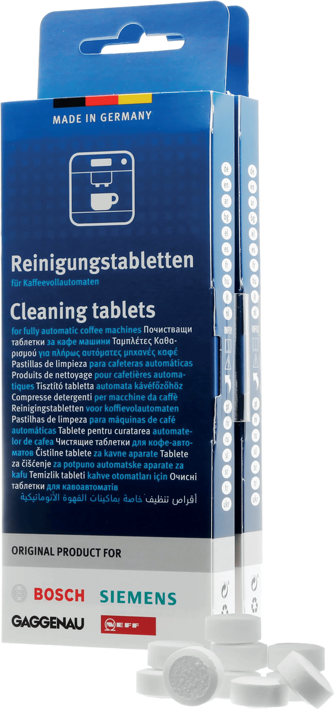 Siemens pastilles de nettoyage 00311979 pour cafetière et expresso / machine à café siemens te654319rw te654319rw/10