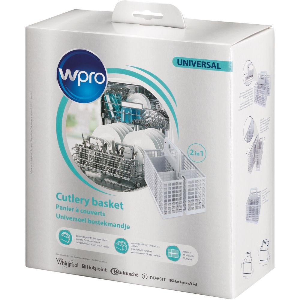 Whirlpool panier à couverts 484000008561 pour lave-vaisselle whirlpool c2010/1bl 851000529101