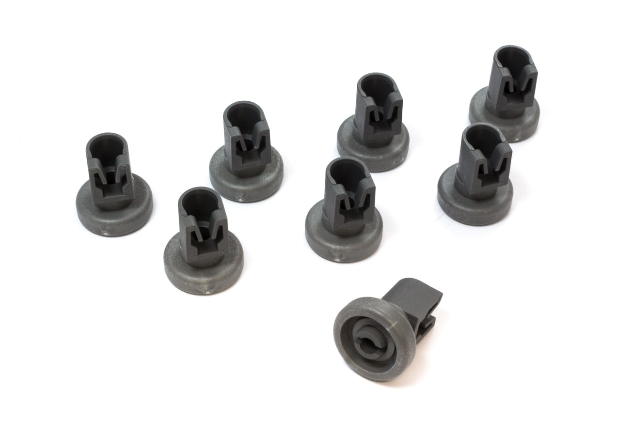 Electrolux kit roulettes pour panier supérieur de lave-vaisselle - 8 pièces 50286967000 pour electrolux f35020vi 91153903405