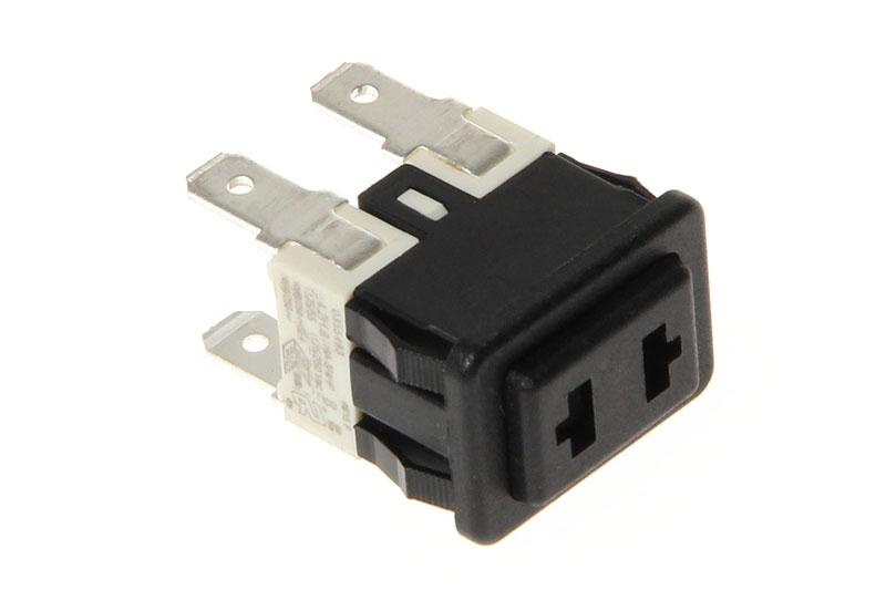 Delonghi interrupteur bipolaire (16a 125/250v) 5132100800 pour cafetière et expresso / machine à café delonghi eco310bk 0132106038