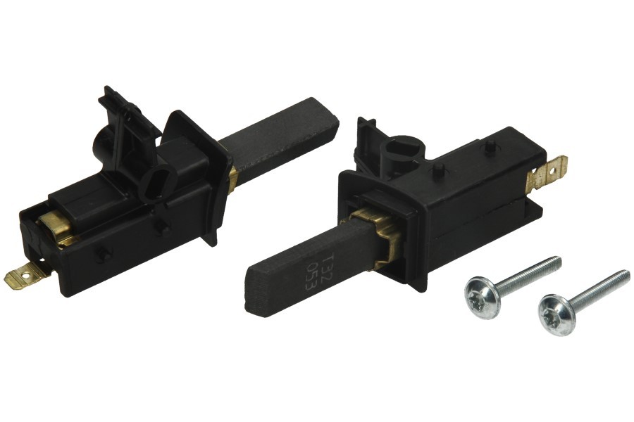 Brandt lot de 2 charbons moteur selni 52x5258 pour lave-linge brandt wm107 nn1057cv2b
