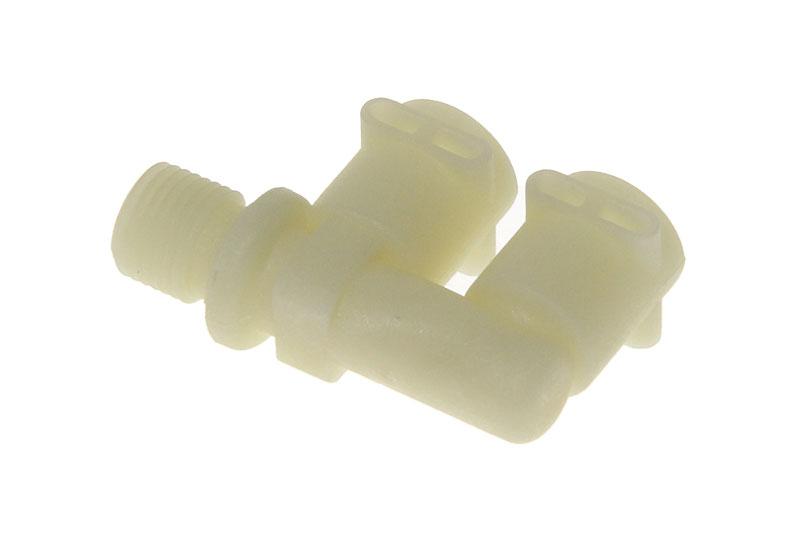 Delonghi raccord d'électrovanne à 2 sorties 5332188800 pour cafetière et expresso / machine à café delonghi