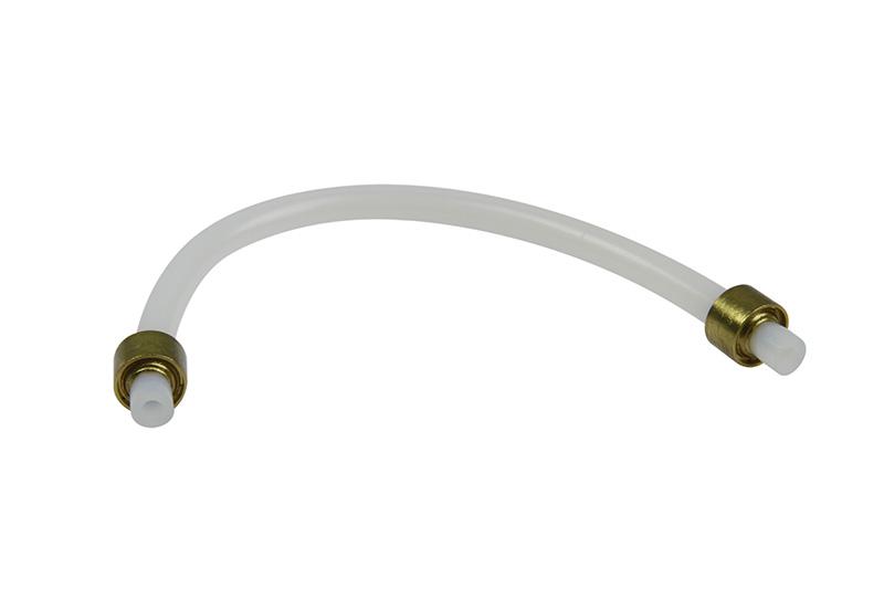 Delonghi tuyau ptfe di2-de4 l=100+2 douilles laiton 5532111900 pour cafetière et expresso / machine à café delonghi ec750 0132156009