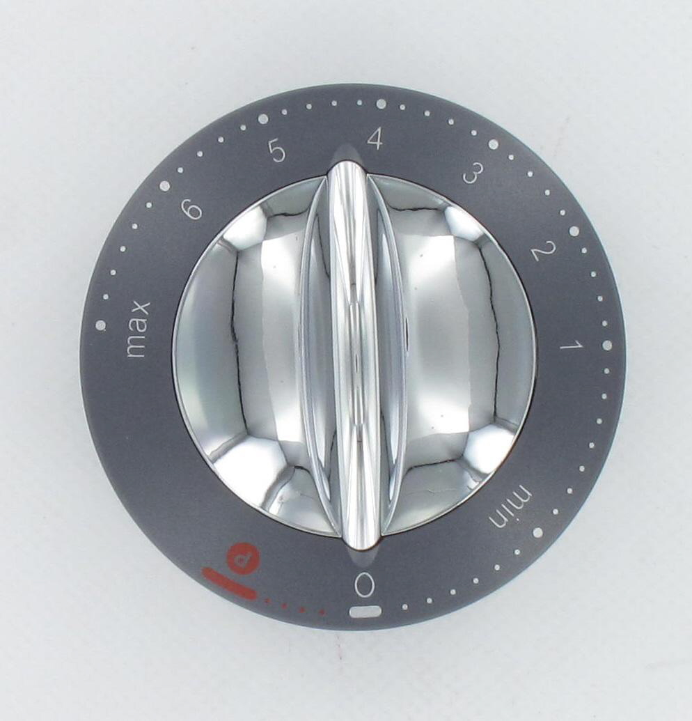 Kenwood bouton de commande gris chromeé à pulse kw660044 pour robot de cuisine kenwood km816 0wkm816570