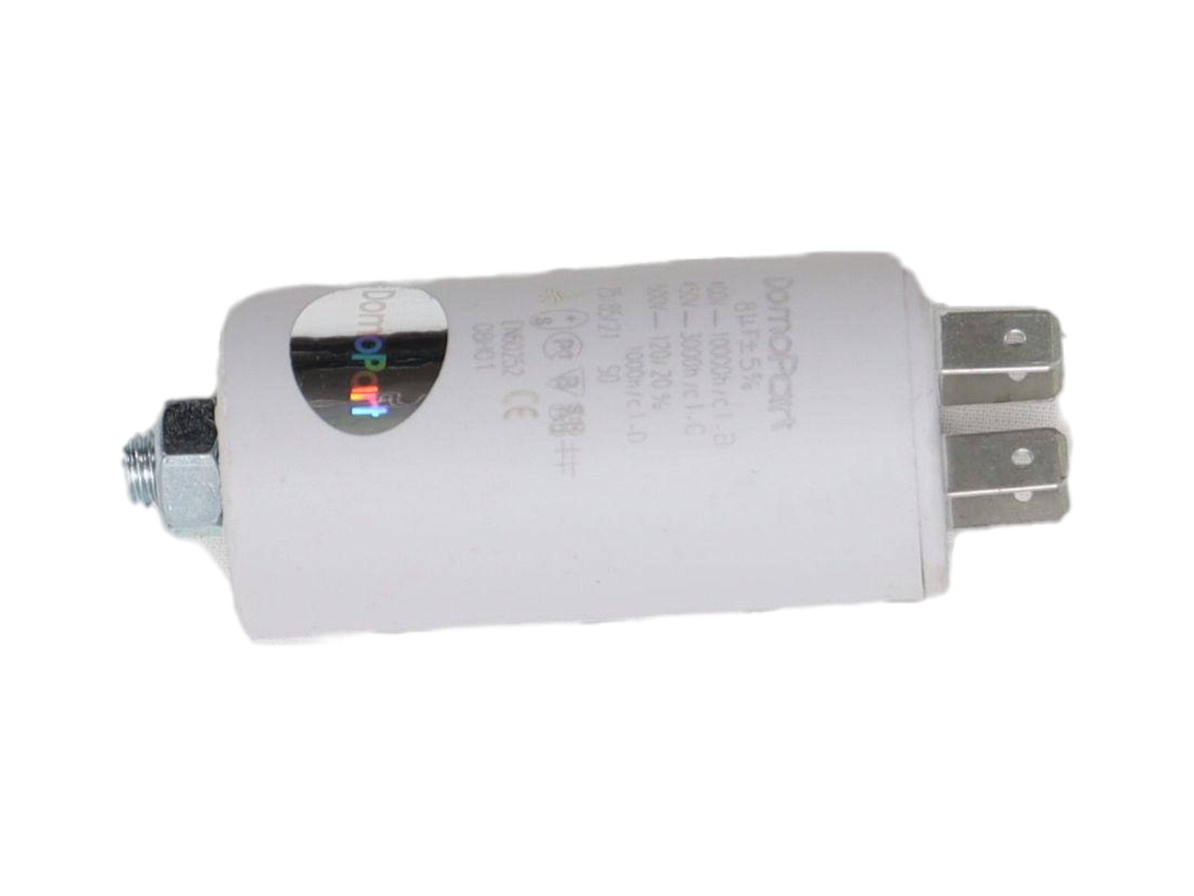 Brandt condensateur 8mf 450v as0030666 pour sèche-linge brandt tab6410 234abrnla