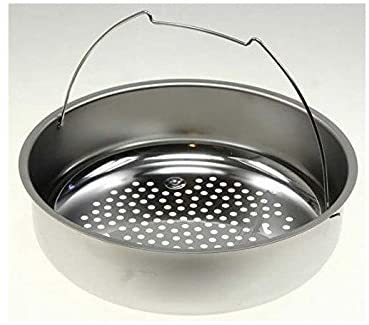 Seb panier à vapeur inox avec support ss-980449 pour cocotte-minute - cuiseur seb clipso 2 8 l 410500 1500410500