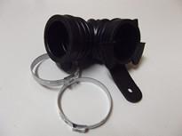 Brandt durite (tuyau) coudée de pompe de cyclage + colliers 32x3307 pour lave-vaisselle brandt fdw100w fdw100w/a