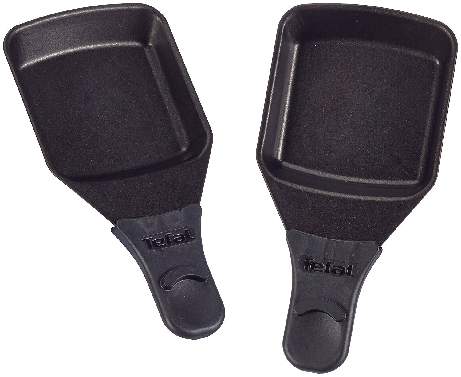 Tefal poêlons à raclette carrés (x2) xa400202 pour raclette - grille-viande tefal simply line re522812/11a 2100071640