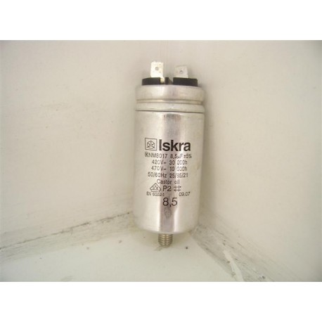 Indesit condensateur 8.5 uf c00258619 pour sèche-linge indesit tcl93b6hz1fr 95768830100