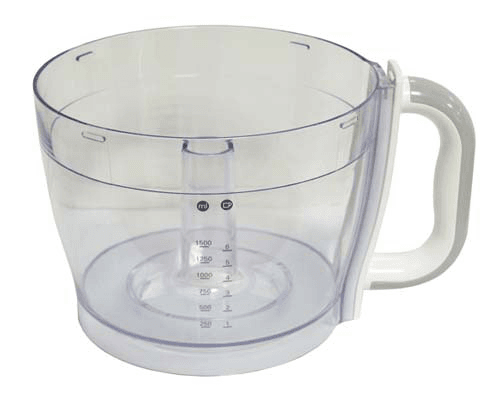 Kenwood bol hachoir seul (sans couvercle) kw707608 pour robot de cuisine kenwood fp720 0wfp720001