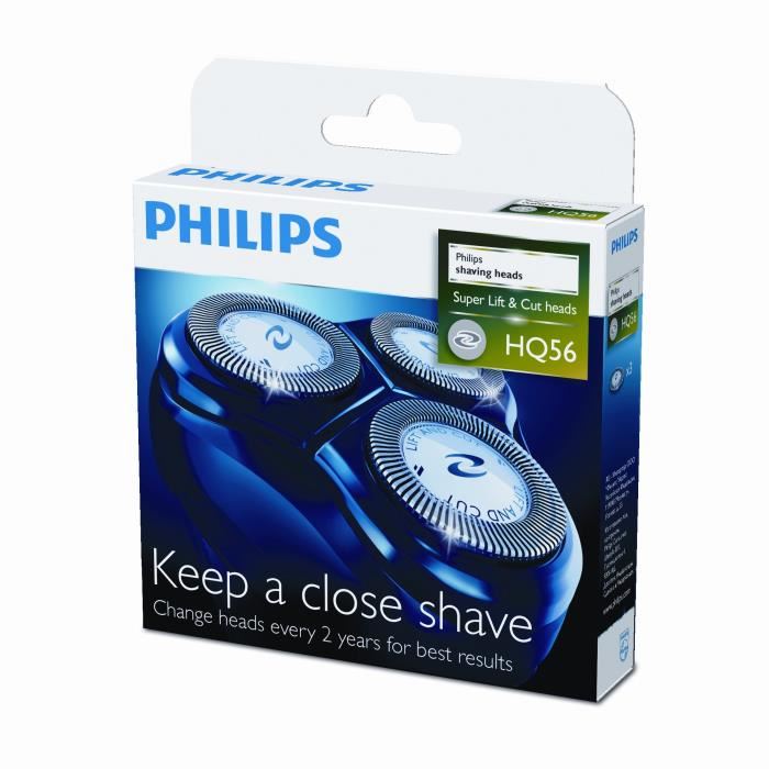 Philips tête de rasage supérieur (jeu de 3 têtes) hq5650 pour rasoir - tondeuse philips hq6888
