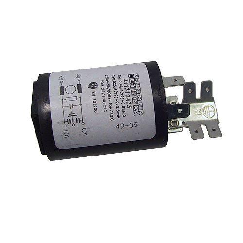 Indesit filtre antiparasite 2x047uf + 2x0,025uf c00064559 pour lave-linge indesit al738txr