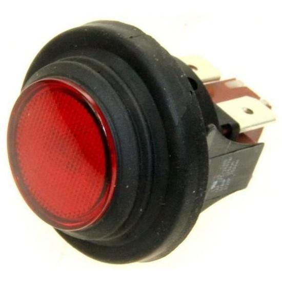 Polti interrupteur marche / arrêt rouge m0003816 pour nettoyeur vapeur - pression polti vaporetto 1500 novolt pteu0085