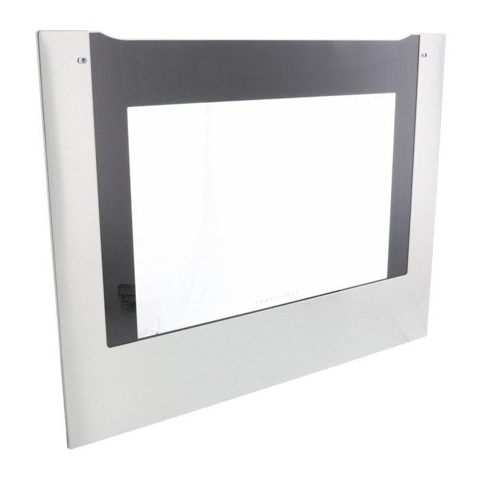 Aeg vitre exterieure porte de four acier 3874970068 pour four - cuisinière aeg b88324a 94418535600