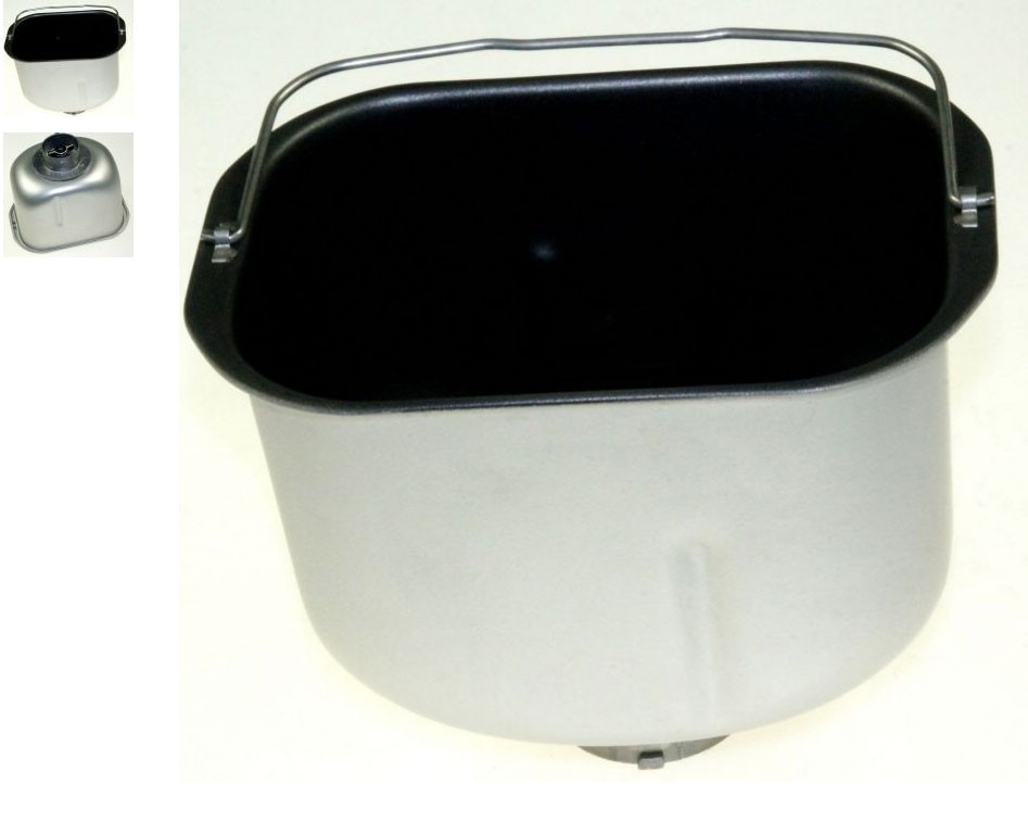 Kenwood cuve de machine à pain (168mm) kw715072 pour kenwood bm256 0wbm256002
