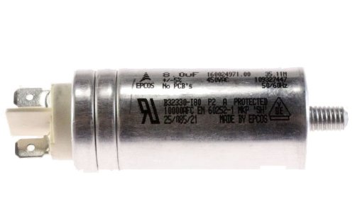 Indesit condensateur 8uf (iskra) c00194453 pour sèche-linge indesit idv75fr 95629680000