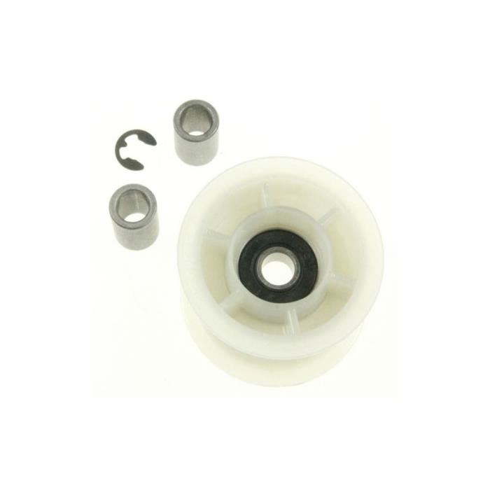 Whirlpool kit de poulie tendeur + circlips 484000008521 pour sèche-linge whirlpool ecogreen95