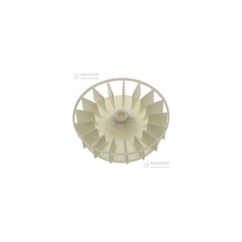 Candy hélice postérieure d'air chaud 40009379 pour sèche-linge candy ndpc10tcberxs