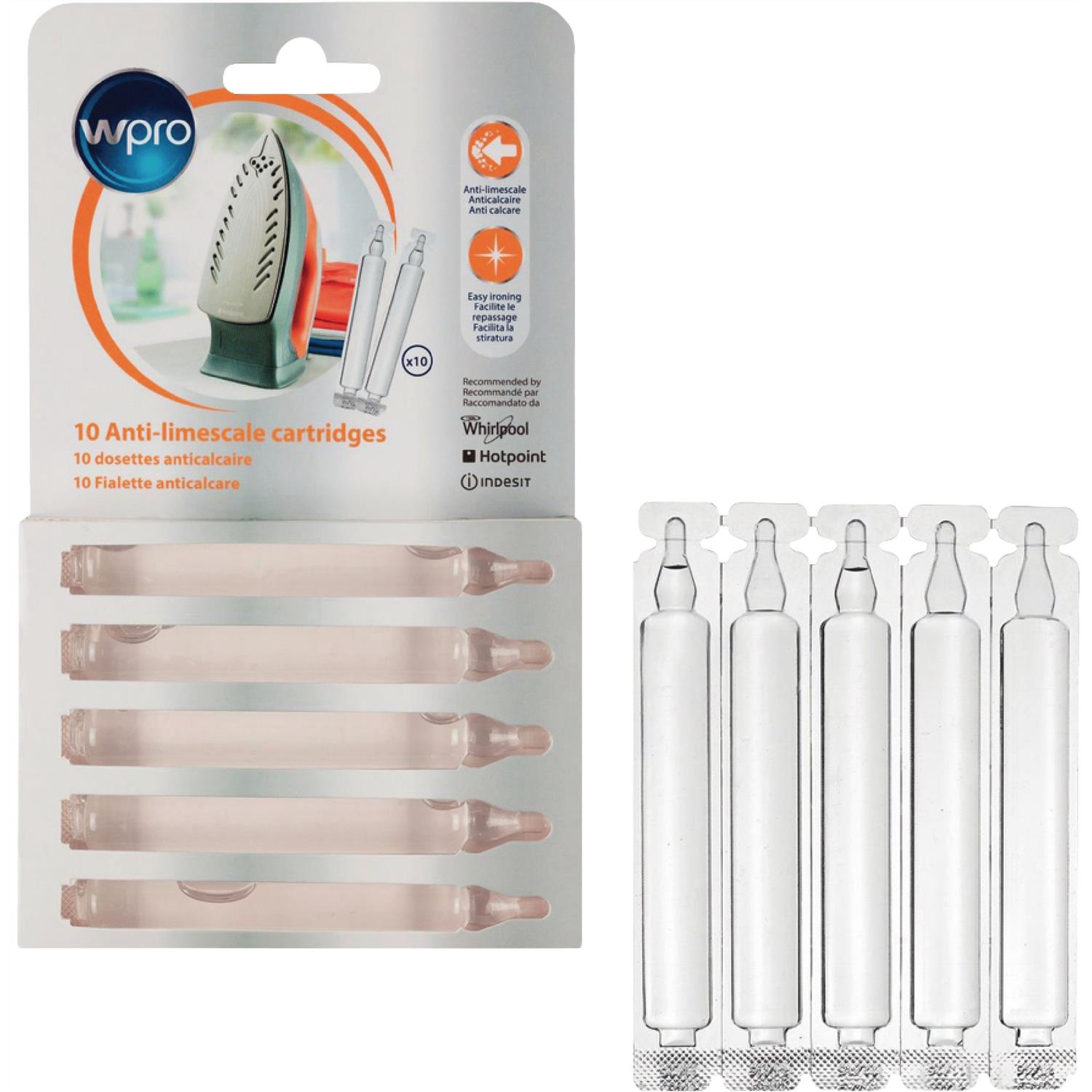 Black & decker antitartre centrale vapeur et fer 10 cartouches monodoses 484000008408 pour aspirateur black & decker