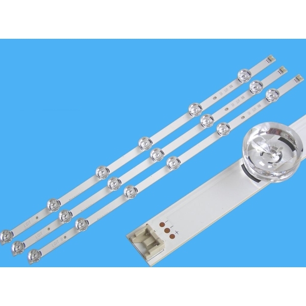 Lg kit 3 barres led pour dalle lc320due-sfr1 agf78399701 pour télévision lg 32ln577s 32ln577szkbpiyljp