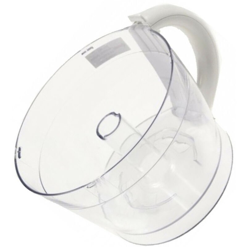 Kenwood grand bol de hachoir avec poignée blanche (11j28 fp479/481/591) kw716009 pour robot de cuisine kenwood fp582 0wfp582001