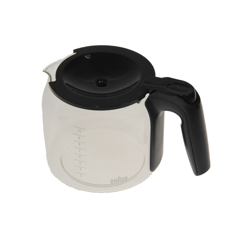 Braun ics kf31xx glaskanne kpl blanc 7313210654 pour cafetière et expresso / machine à café braun 3108 kf3100