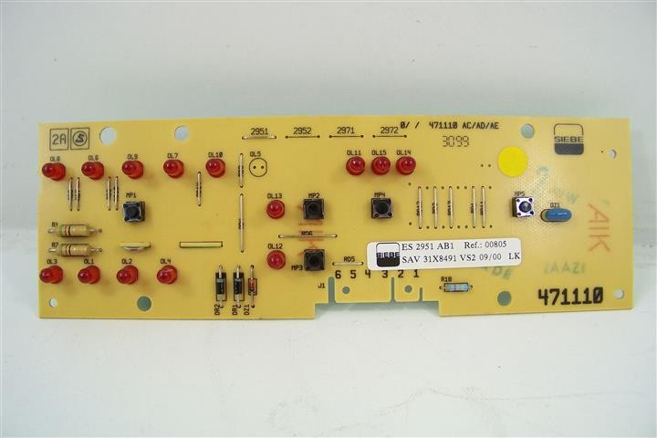 Sauter carte électronique 31x8491 pour lave-vaisselle sauter vip2x 34sfstffc