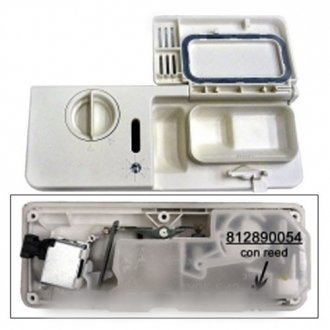 Aeg détergent distributeur + r 812832343 pour lave-vaisselle aeg asi6233w 91192523700