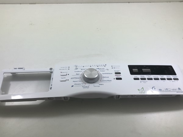 Whirlpool bandeau de commande + tiroir avec poignée 481010499182 pour lave-linge whirlpool awod8455 859202829010