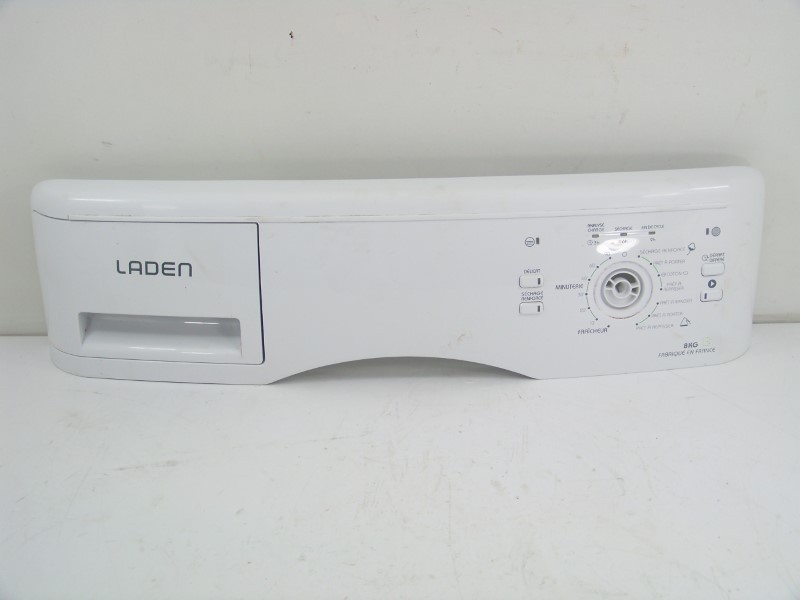 Laden bandeau de commande + tiroir avec poignée 481010577634 pour lave-linge laden amb3800 854020329020