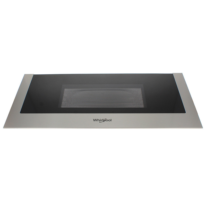 Whirlpool porte complète 481010613612 pour micro-ondes whirlpool amw439/ix
