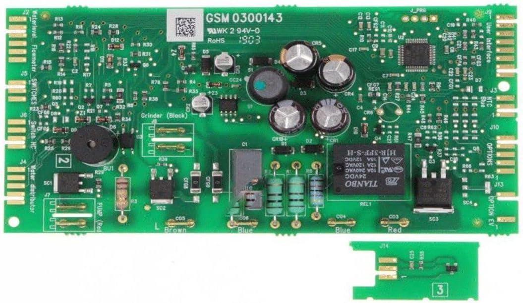 Krups carte électronique de commande ms-8030000280 pour cafetière et expresso / machine à café krups espresseria automatic ea815070/70f 8000035172