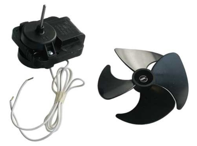 Liebherr moteur ventilateur + hélice 30.94 481936170011 pour robot de cuisine liebherr wk4176 wk4176-21g