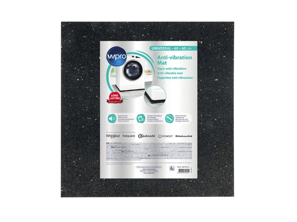 Whirlpool ant100 tapis anti-vibration po 484010678176 pour lave-linge whirlpool steam1400 859293810000