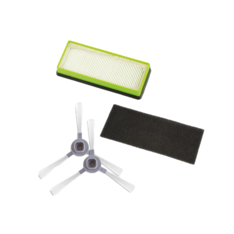 Rowenta filtre*2 + brossette*2 zr177002 pour aspirateur robot rowenta explorer serie 120