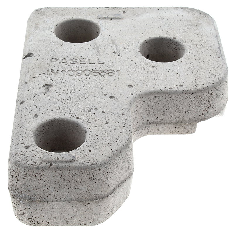 Contrepoids superieur 12.5 kg pour lave-linge whirlpool 481010906581 pour whirlpool ffb 8638 wv eu