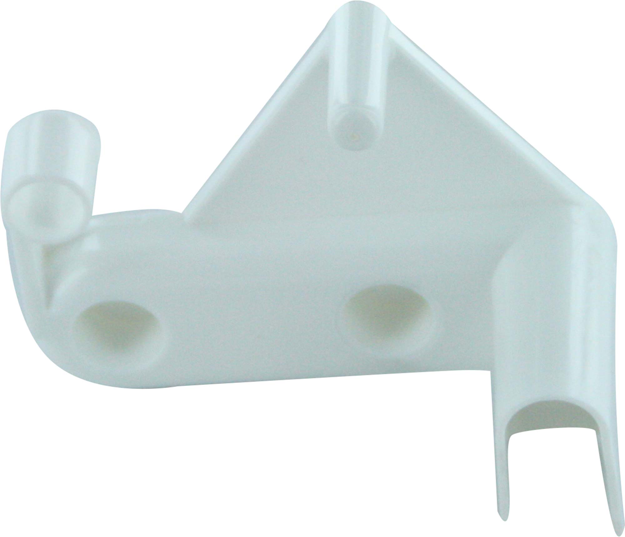 Indesit butoir blanc côté droit de portillon (h.65x33x50) c00075600 pour réfrigérateur indesit uiaa12.1 81838450101
