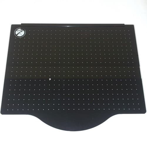 Hotpoint ariston couvercle en verre table noir c00053199 pour plaques de cuisson hotpoint ariston