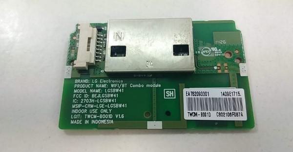 Lg carte électronique eat62093301 pour télévision lg 55lf632v 55lf632v-zc