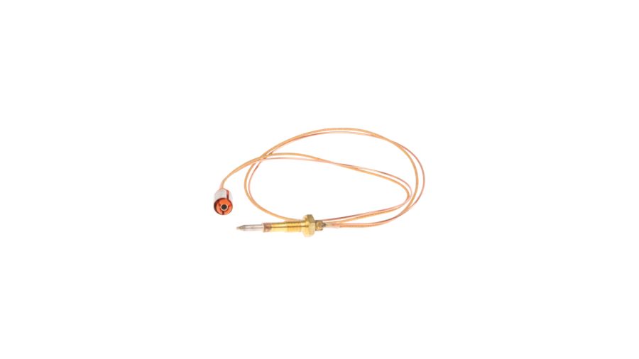 Bosch thermocouple (cablage l550mm - tete seule 45mm ) 00188489 pour four - cuisinière bosch ppq726b80e ppq726b80e/01