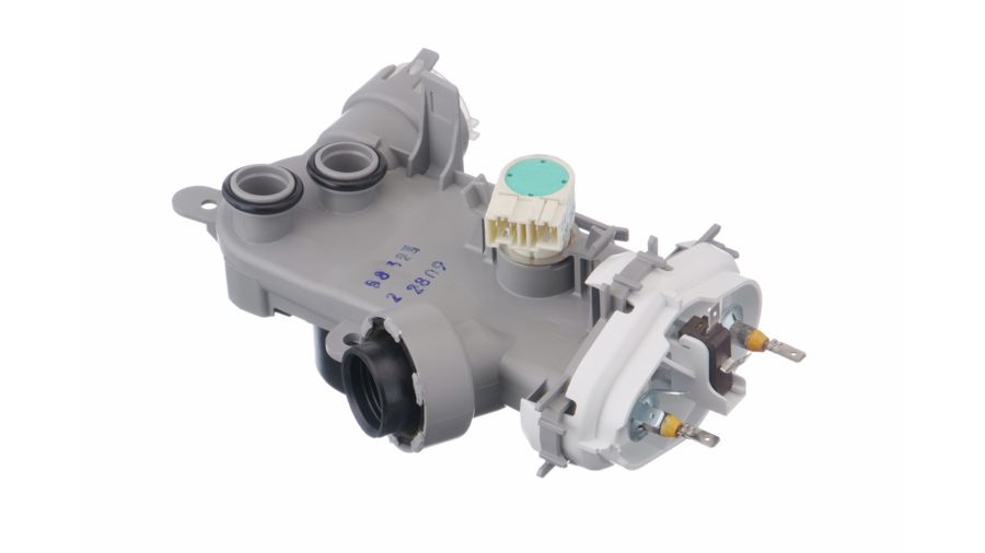 Bosch résistance + thermostat + moteur distribution haut ou bas 00488856 pour lave-vaisselle bosch di290130