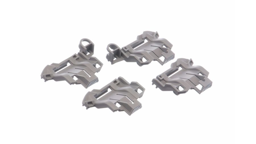 Bosch clips de maintien du panier rabattable (x4) 00611473 pour lave-vaisselle bosch sn25l832eu