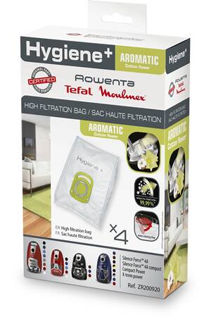 Rowenta sac à poussière zr200920 pour aspirateur rowenta silence force ro6442ea/410 2211400098