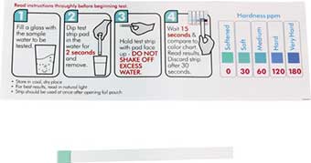 Bosch bandes test de durete de l'eau 00056317 pour cafetière et expresso / machine à café bosch she65t56uc she65t56uc/07