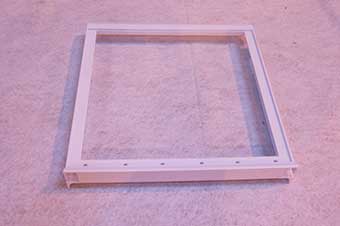 Whirlpool cadre de clayette en verre inférieur 481050210902 pour réfrigérateur whirlpool s25drww33a/g 858616810000