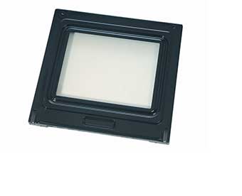 Indesit contre-porte emaillierte + verre c00076650 pour four - cuisinière indesit k343m.b(x)/u 25302780010