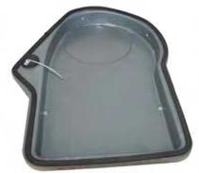 Indesit heizerscouvercle abs pad c00264260 pour sèche-linge indesit tcl731xfr 95545570000