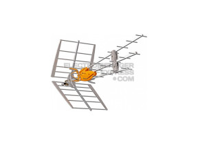 Antenne uhf dat boss 5g lte700 gain de 17 à 29 db televes 149922