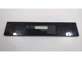 Bandeau en verre noir 70X1684