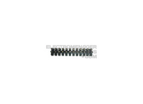 Barrettes 12 plots 4 mm 15a noir zenitech 121300
